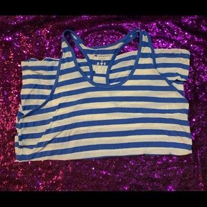 Champion Women’s Racer Back Tank Top Blue/white